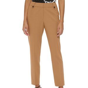Women's Lux Mid-Rise Straight-Leg Ankle Pants